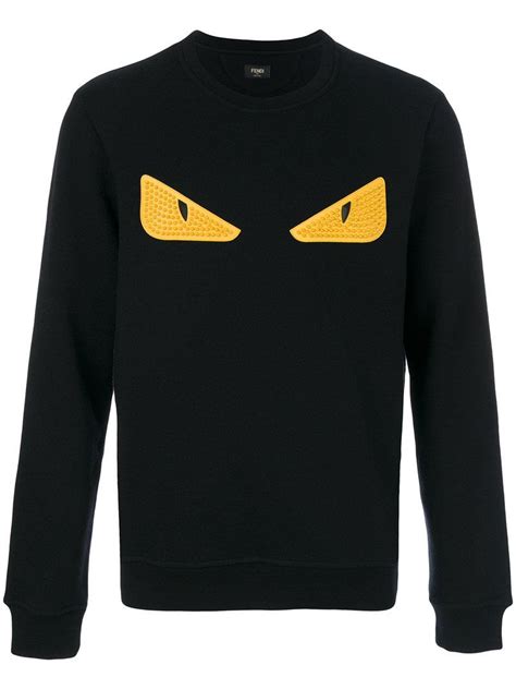 fendi hoodie monster wool|Fendi monster eyes sweatshirt.